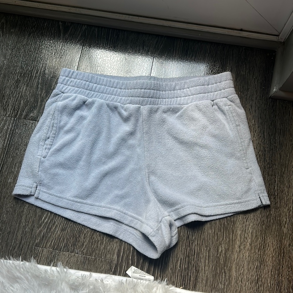 LA Hearts lavender shorts